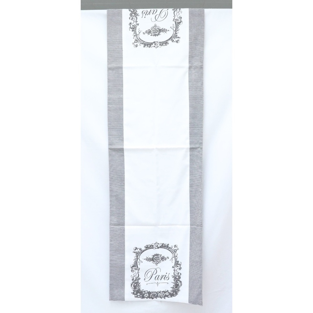 Paris table runner fabric vintage print dinner serving home decor cottagecore